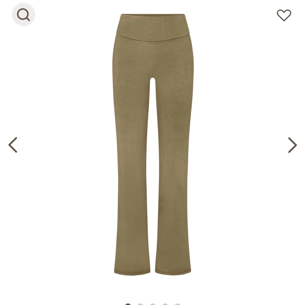 Outdoor fold over bootcut legging